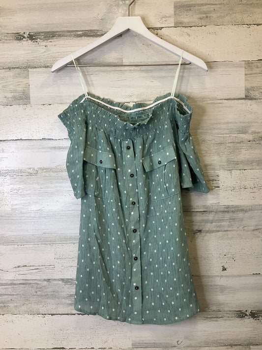 Green Top Short Sleeve Clothes Mentor, Size 1x