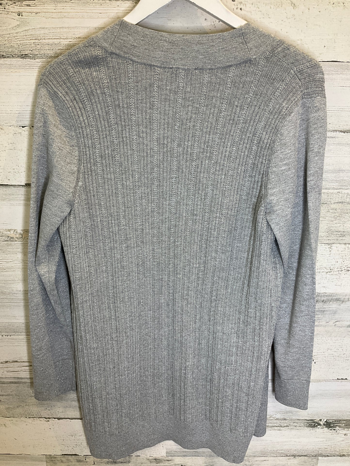 Silver Cardigan Talbots, Size M