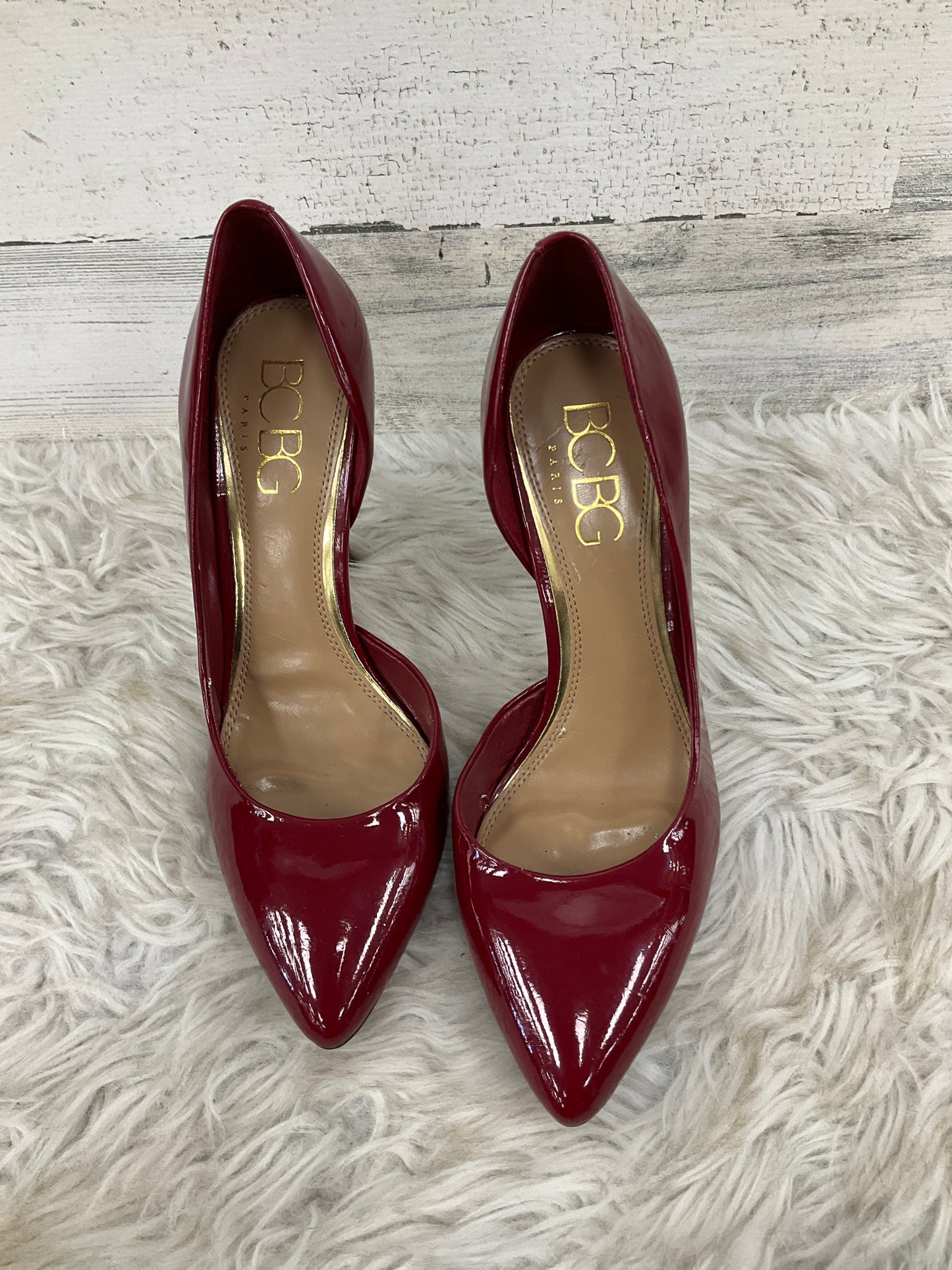 Shoes Heels Stiletto By Bcbg In Red, Size: 9.5