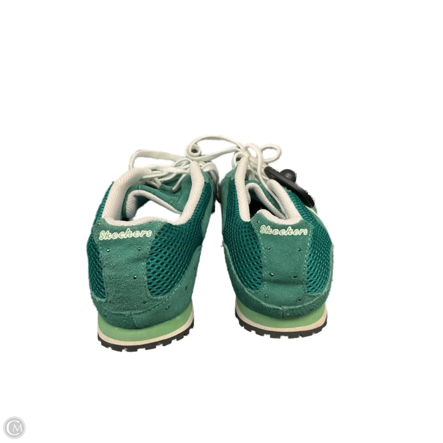 Shoes Sneakers By Skechers In Green, Size: 7