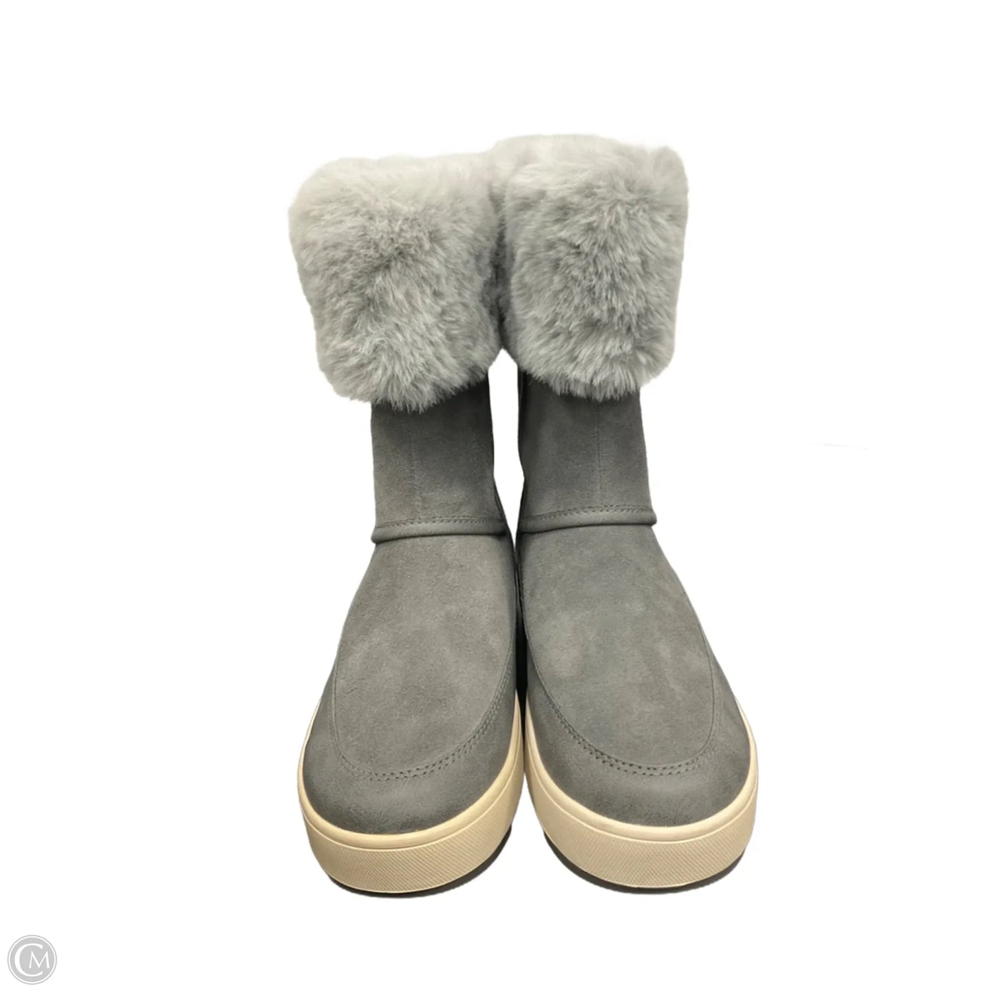 Boots Mid-calf Flats By Koolaburra By Ugg In Grey, Size: 6