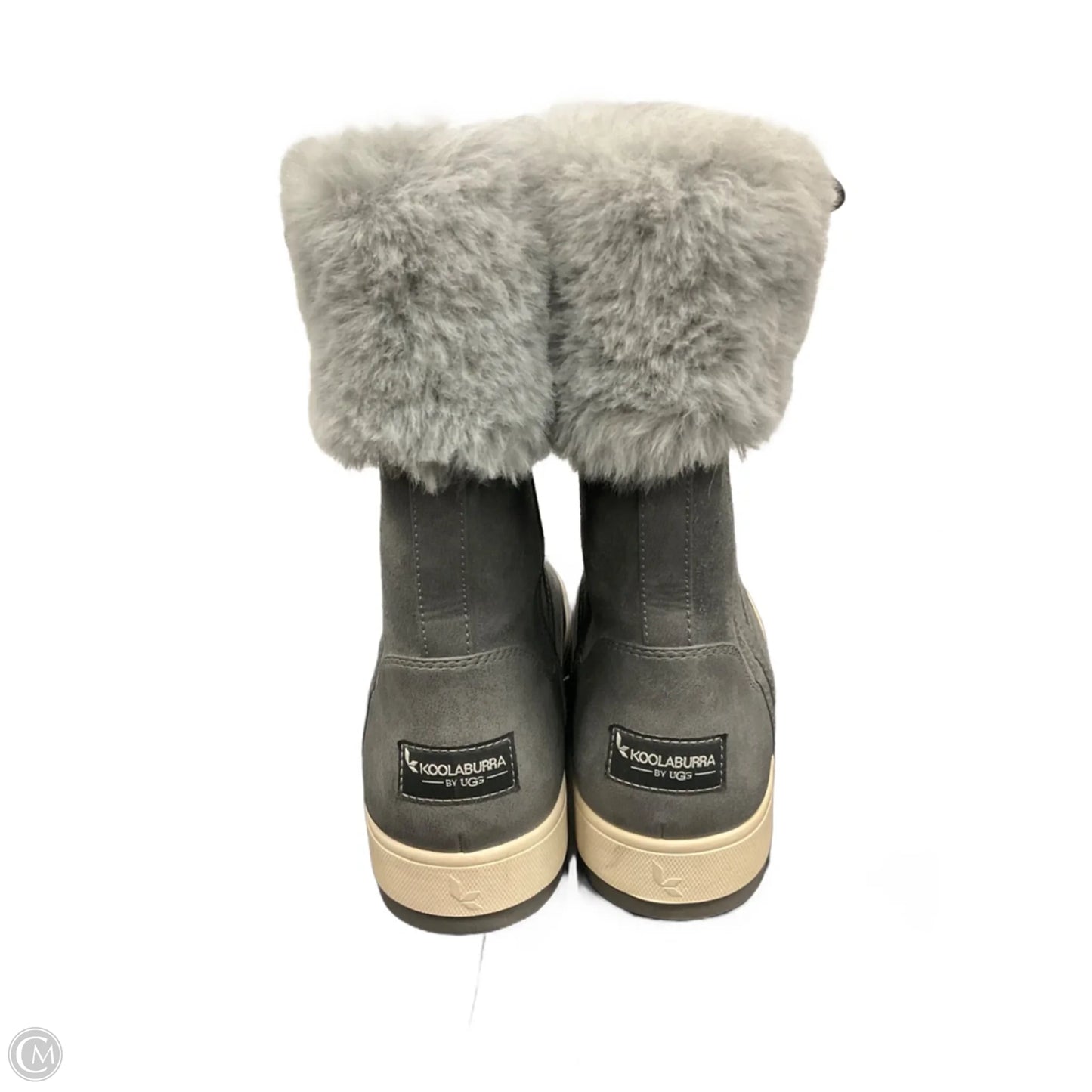 Boots Mid-calf Flats By Koolaburra By Ugg In Grey, Size: 6