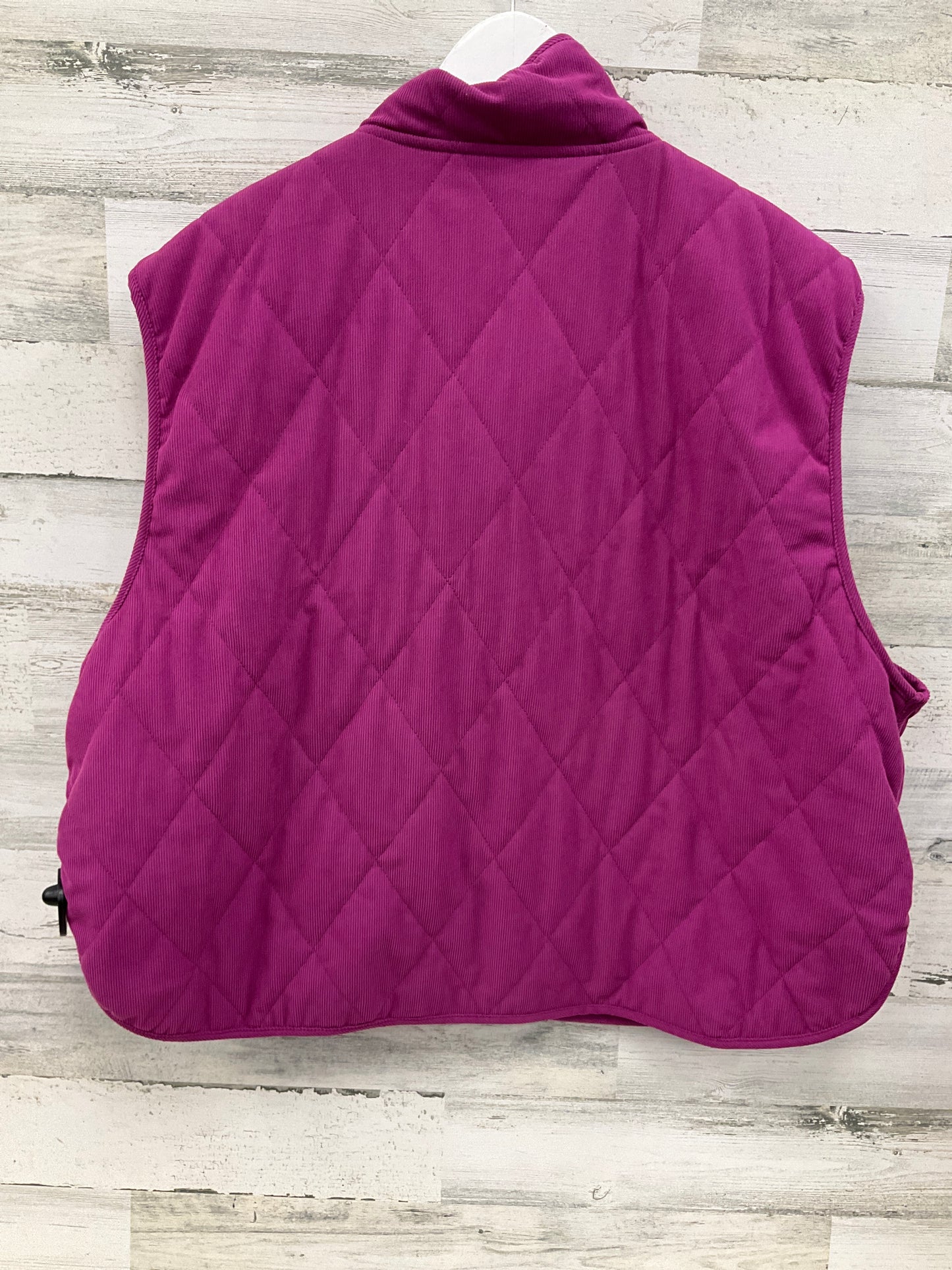 Vest Puffer & Quilted By Haptics In Pink, Size: 3x