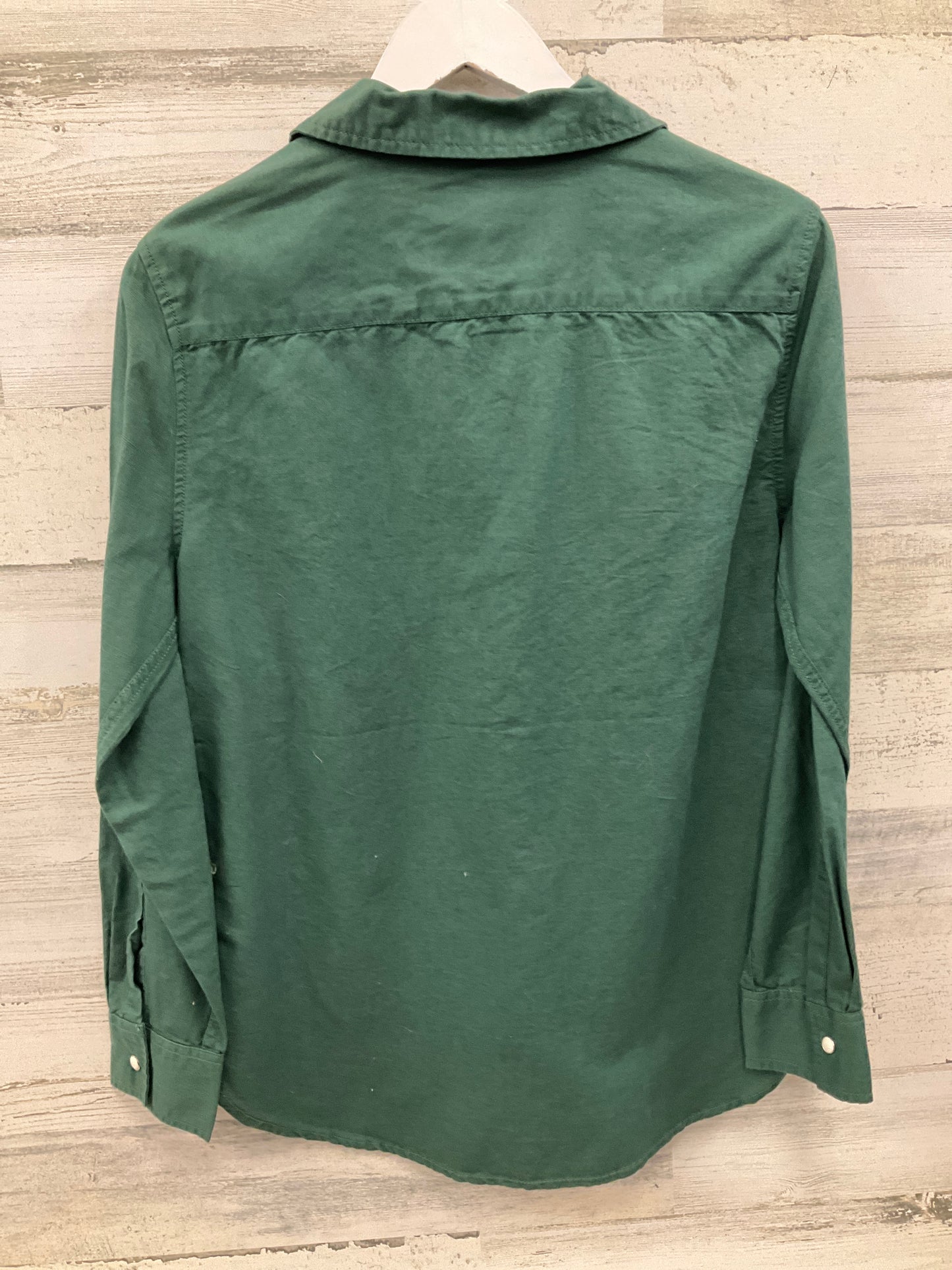 Top Long Sleeve By Clothes Mentor In Green, Size: S