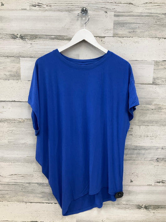 Top Short Sleeve By Cmc In Blue, Size: L