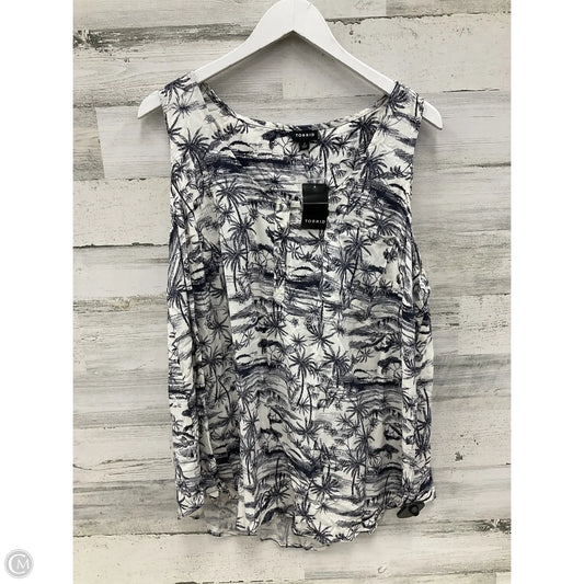 Top Sleeveless By Torrid In Navy, Size: 2x