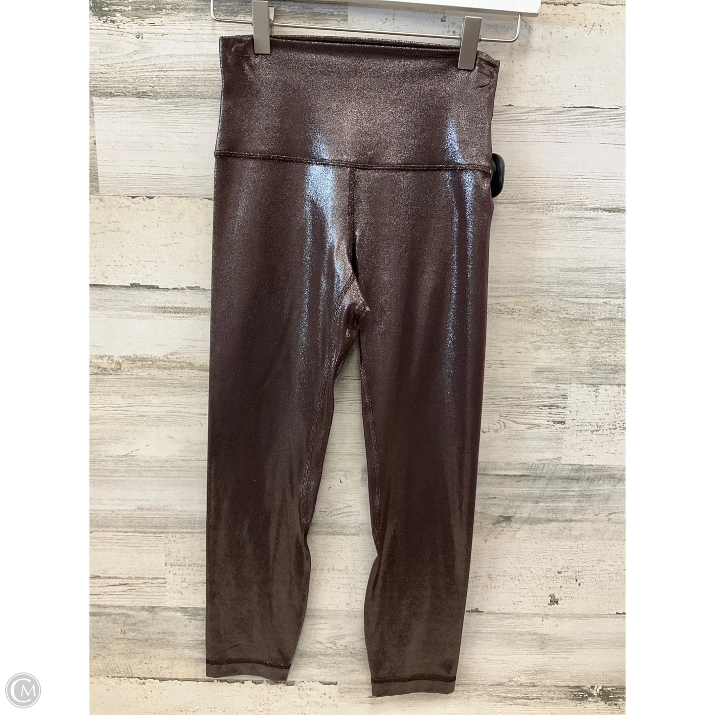 Athletic Leggings Capris By Lululemon In Brown, Size: S