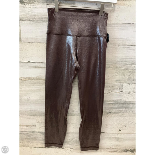 Athletic Leggings Capris By Lululemon In Brown, Size: S