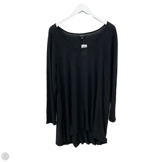 Tunic Long Sleeve By Torrid In Black, Size: 3x