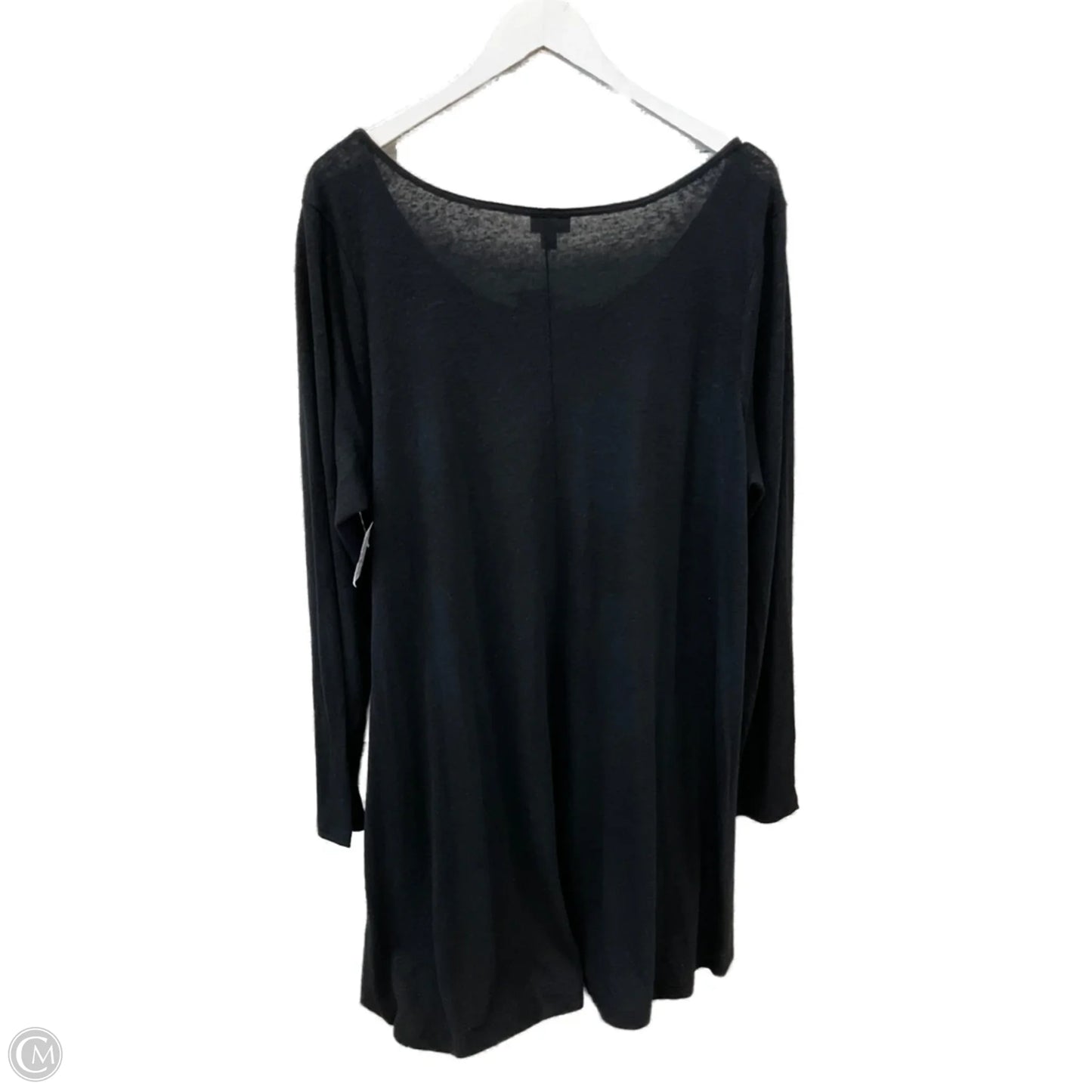 Tunic Long Sleeve By Torrid In Black, Size: 3x
