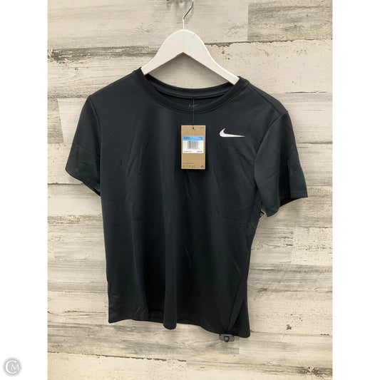 Athletic Top Short Sleeve By Nike Apparel In Black, Size: M