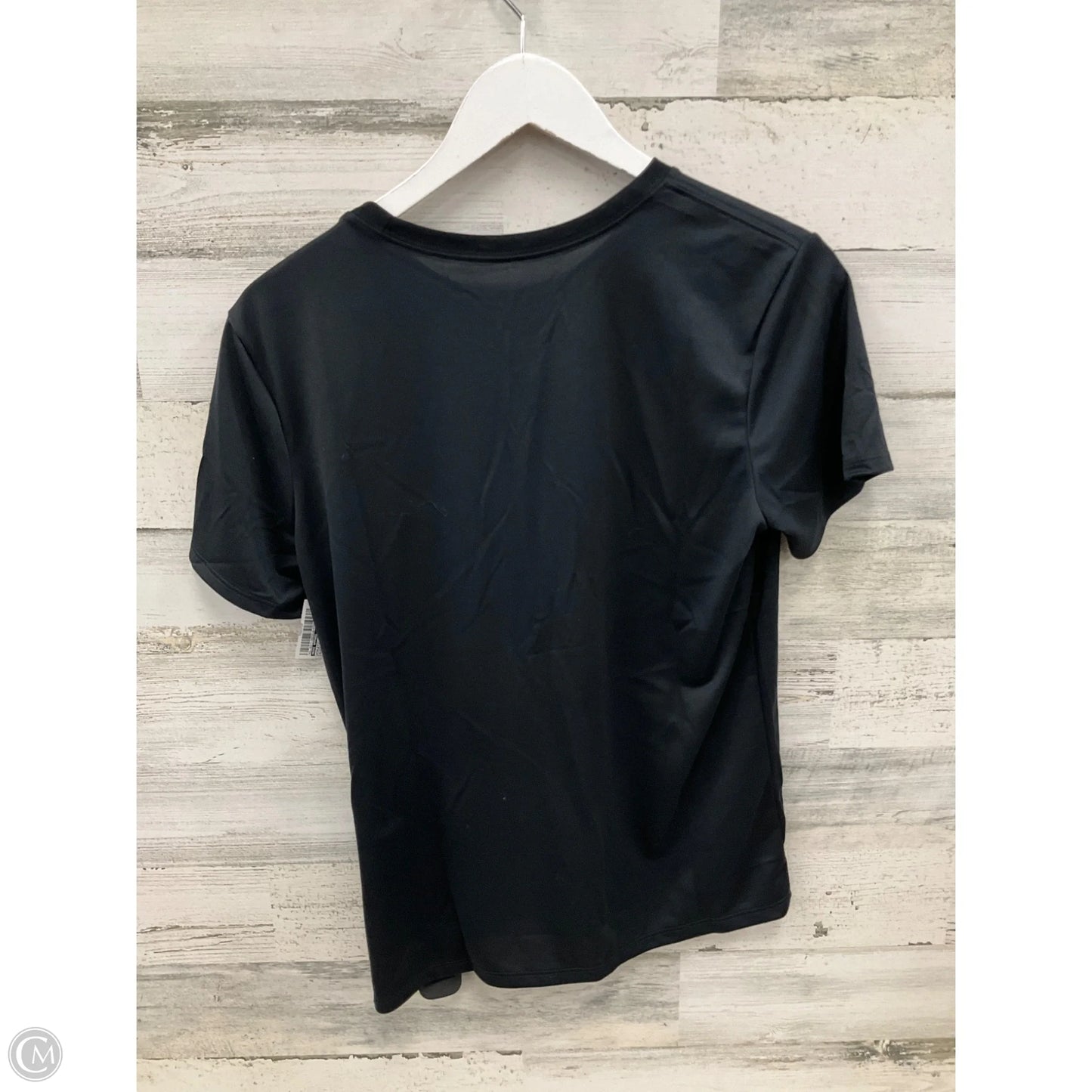 Athletic Top Short Sleeve By Nike Apparel In Black, Size: M