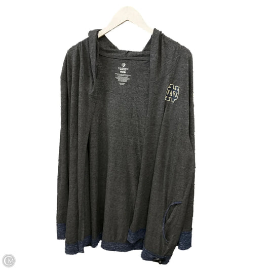 Cardigan By Colosseum In Grey, Size: 3x