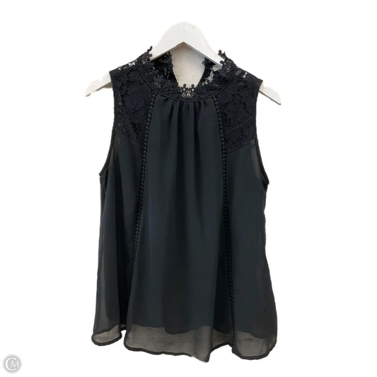 Top Sleeveless By Andree By Unit In Black, Size: M