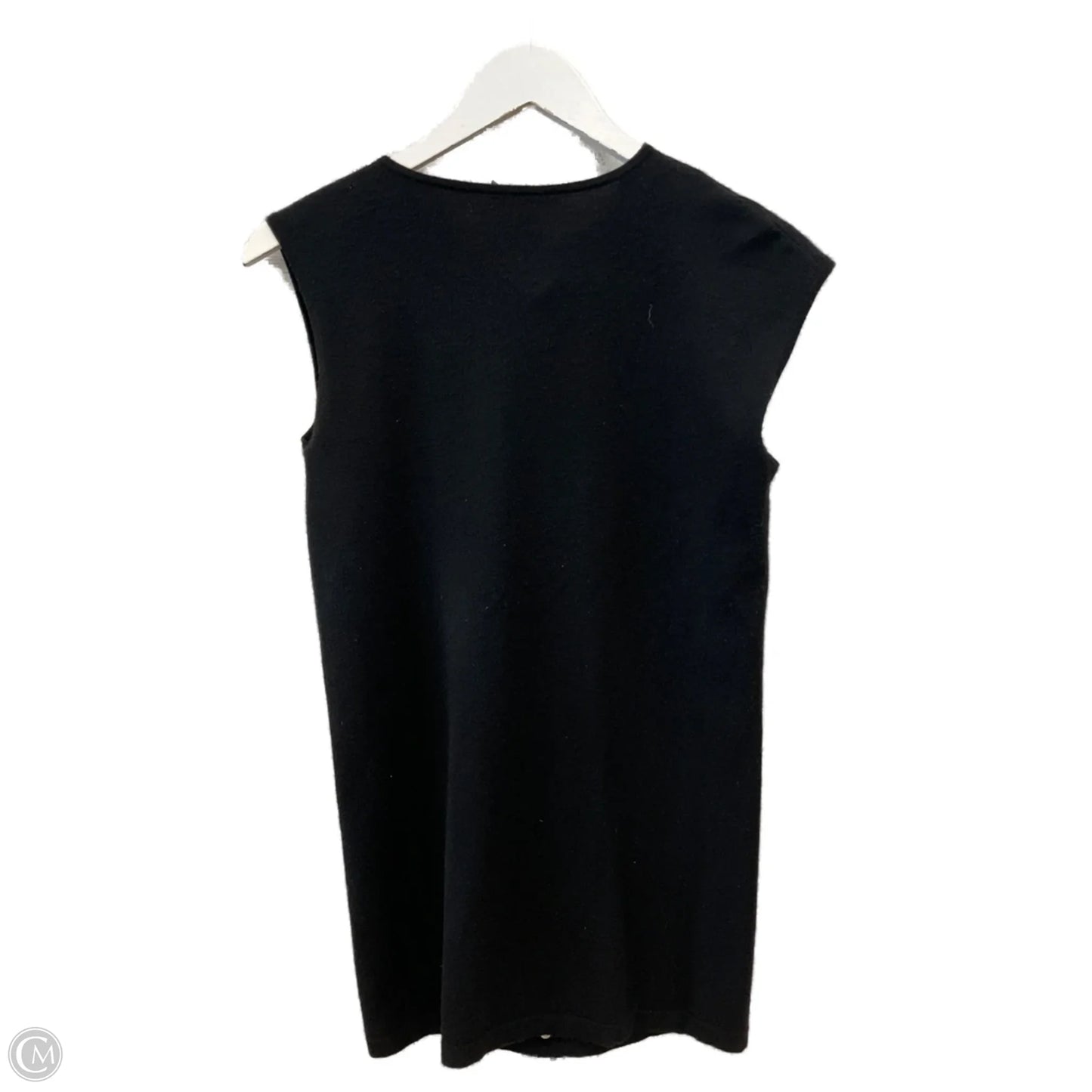 Top Sleeveless By Donna Karan In Black, Size: S