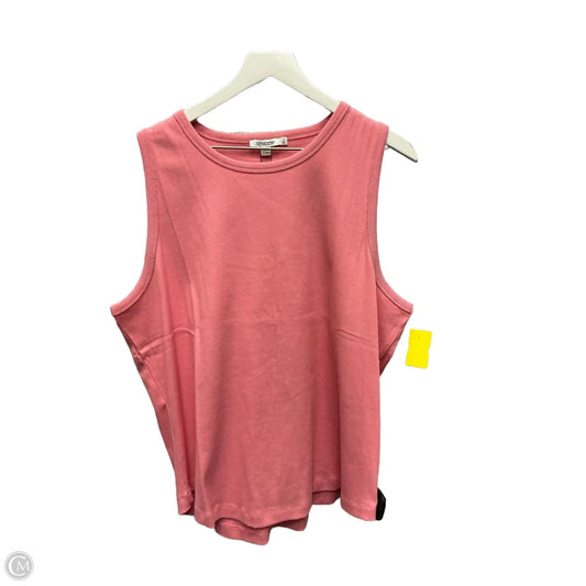 Top Sleeveless By Chicos In Pink, Size: Xxl