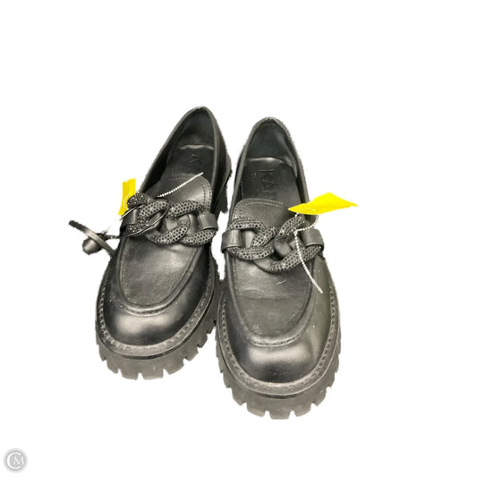 Shoes Designer By Karl Lagerfeld In Black, Size: 10