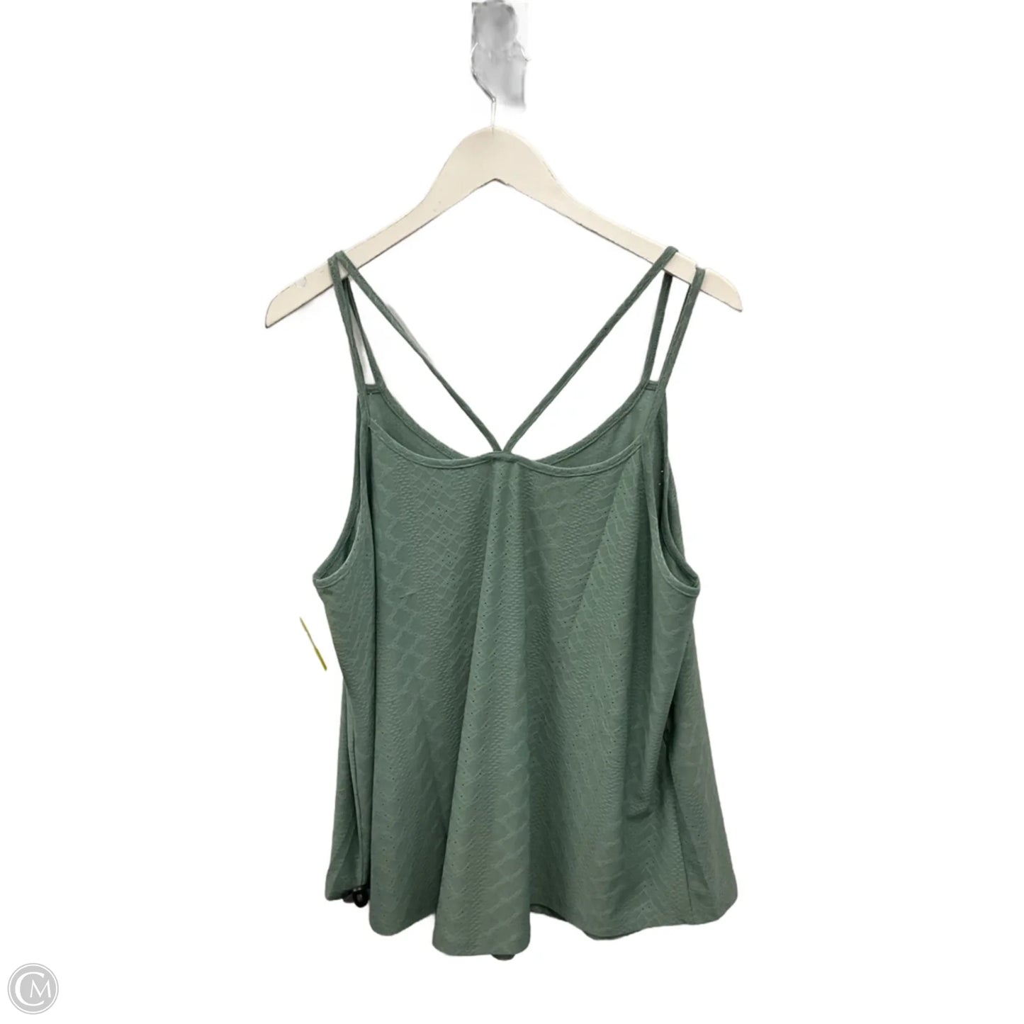 Top Sleeveless By Cme In Green, Size: Xxl