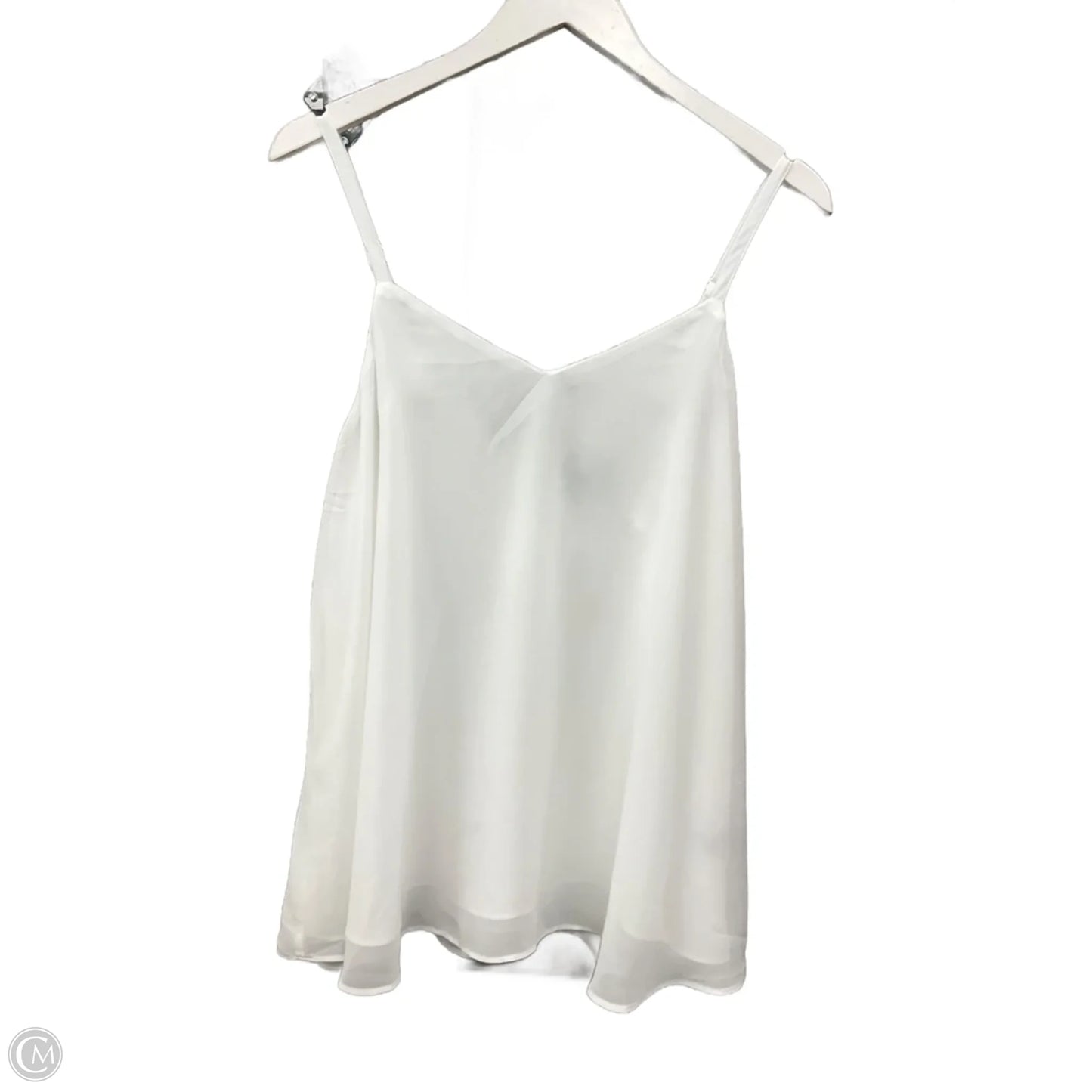 Blouse Sleeveless By Torrid In White, Size: L