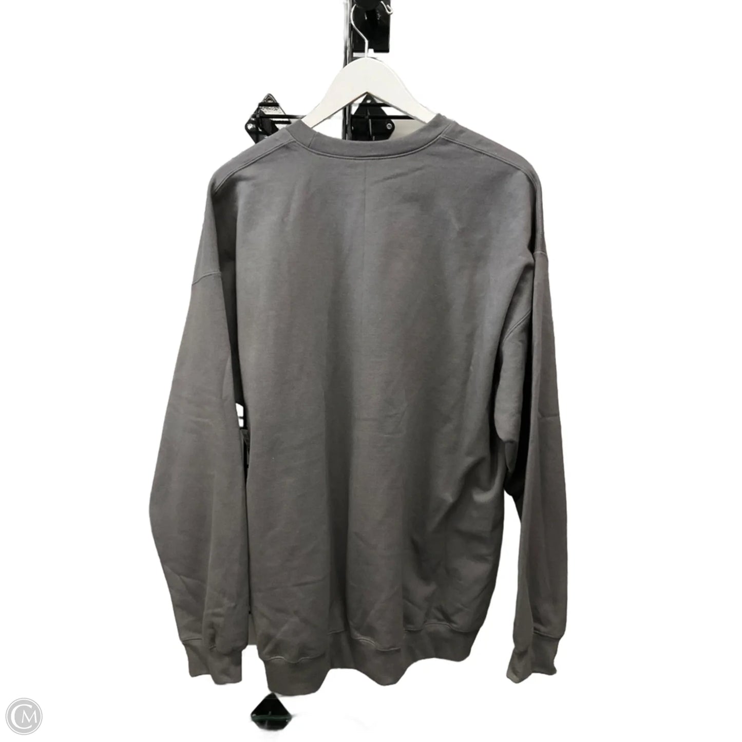 Sweatshirt Crewneck By Gildan In Grey, Size: Xl