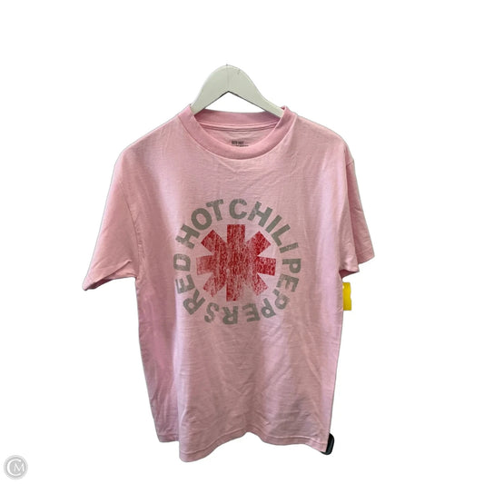 Top Short Sleeve By Clothes Mentor In Pink, Size: M