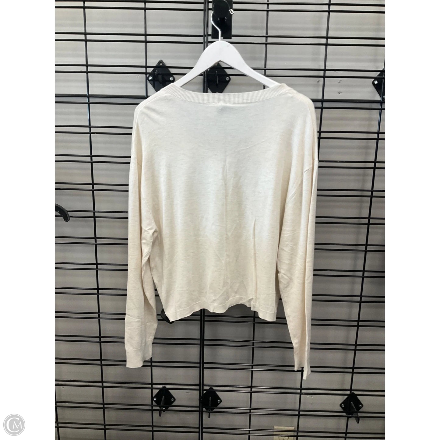 Sweater By Divided In Cream, Size: L