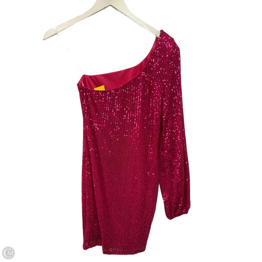 Dress Party Short By Francesca's In Pink, Size: M