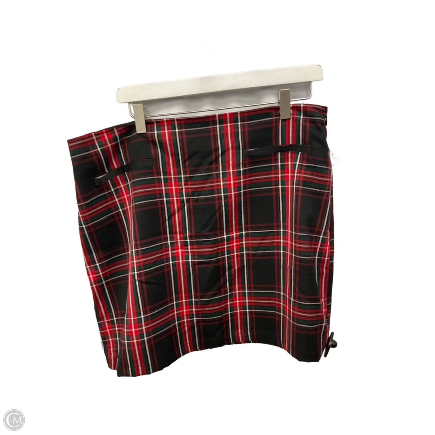Skirt Mini & Short By Francesca's In Plaid Pattern, Size: 14