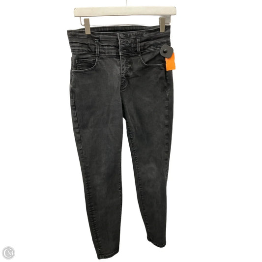 Jeans Skinny By Ann Taylor In Black Denim, Size: 4