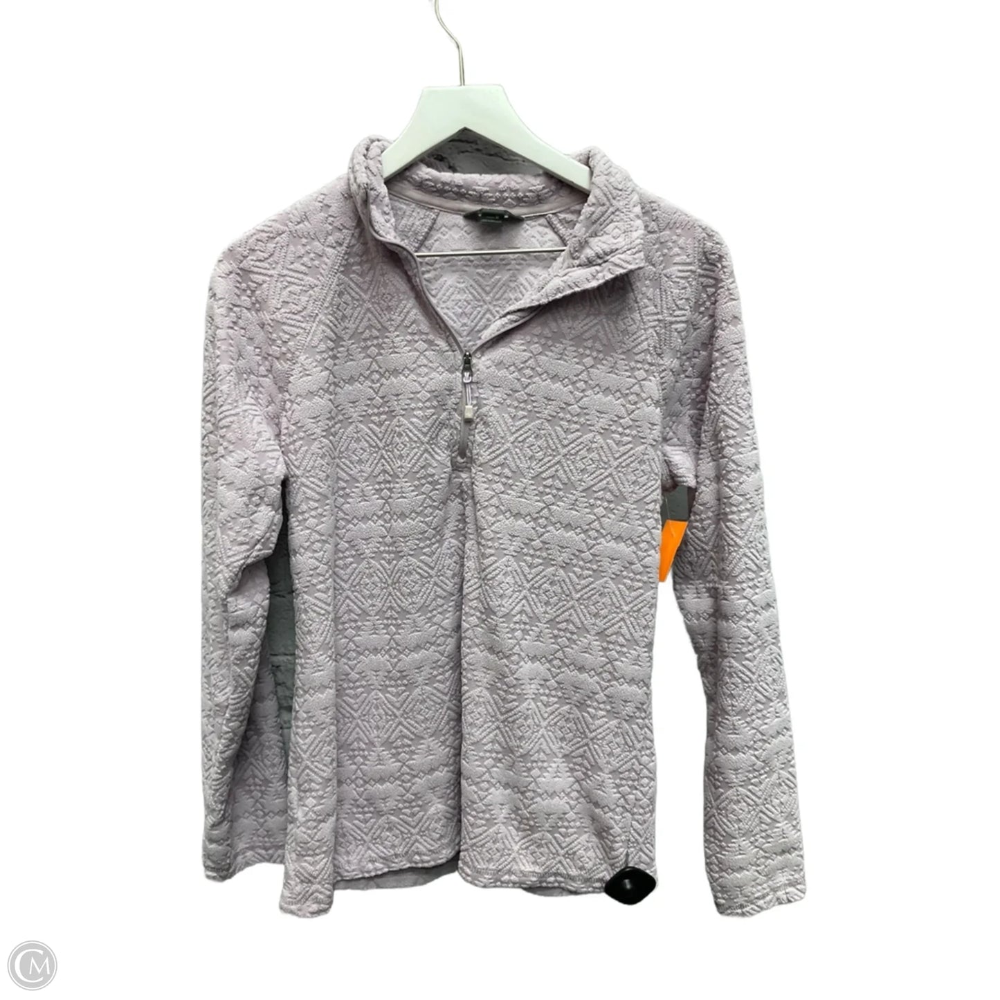 Sweatshirt Collar By Eddie Bauer In Purple, Size: M