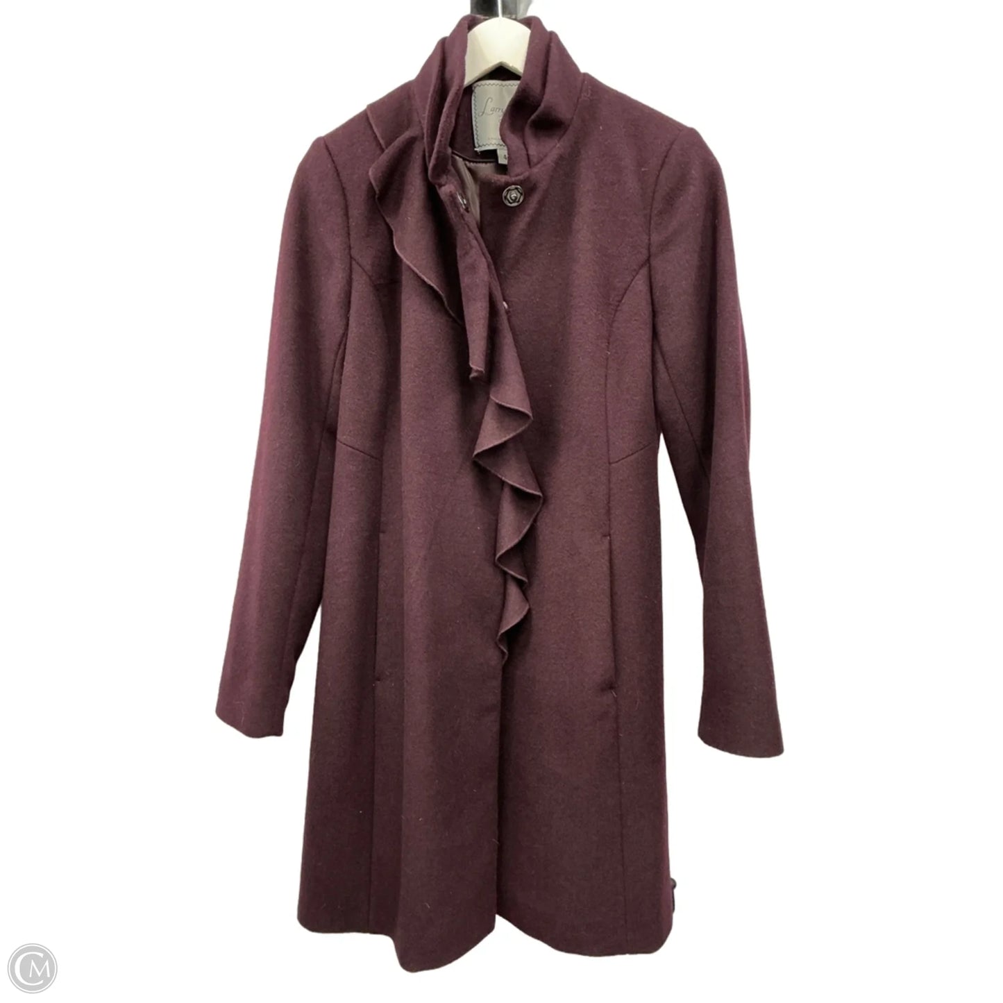 Coat Other By Larry Levine In Purple, Size: S