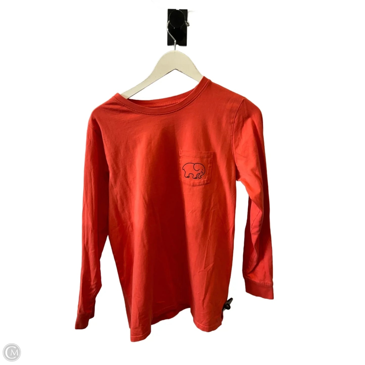 Top Long Sleeve By Ivory Ella In Orange, Size: M