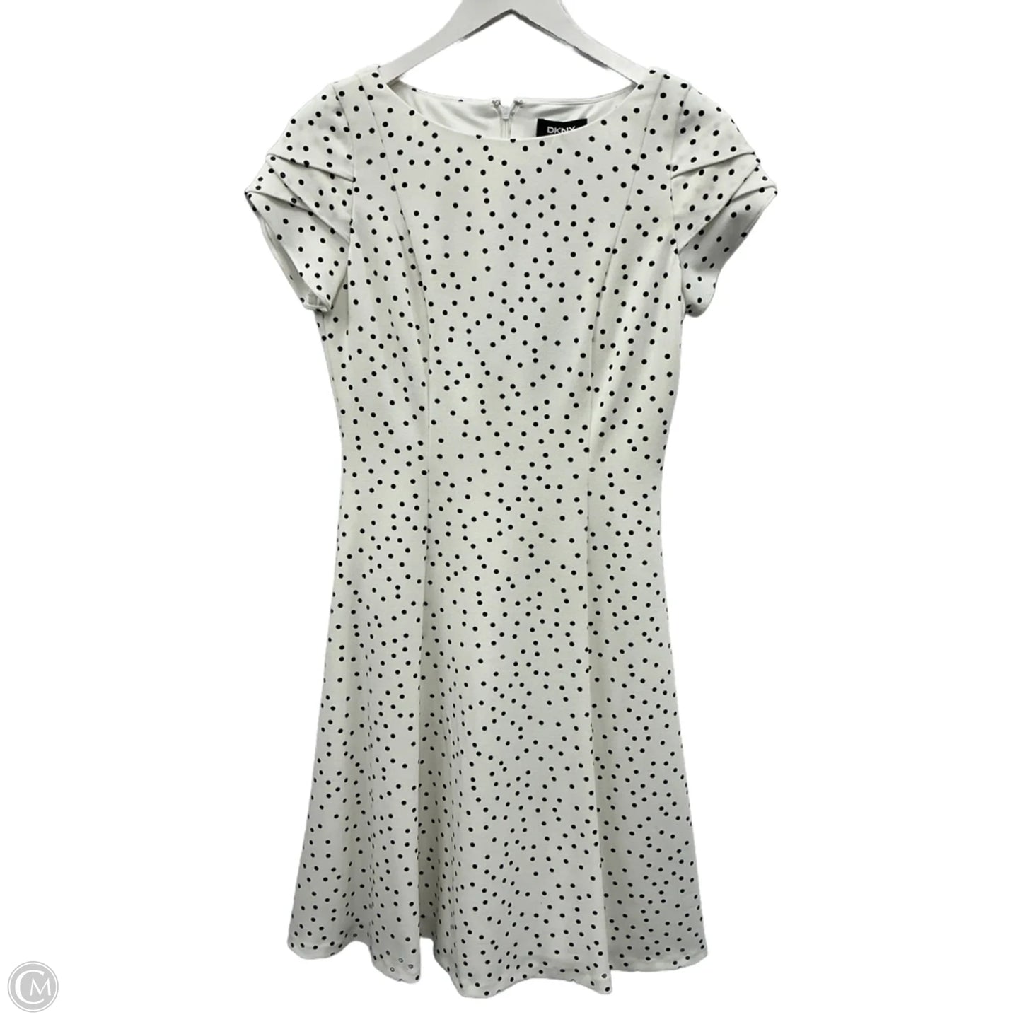 Dress Party Short By Dkny In Polkadot Pattern, Size: S