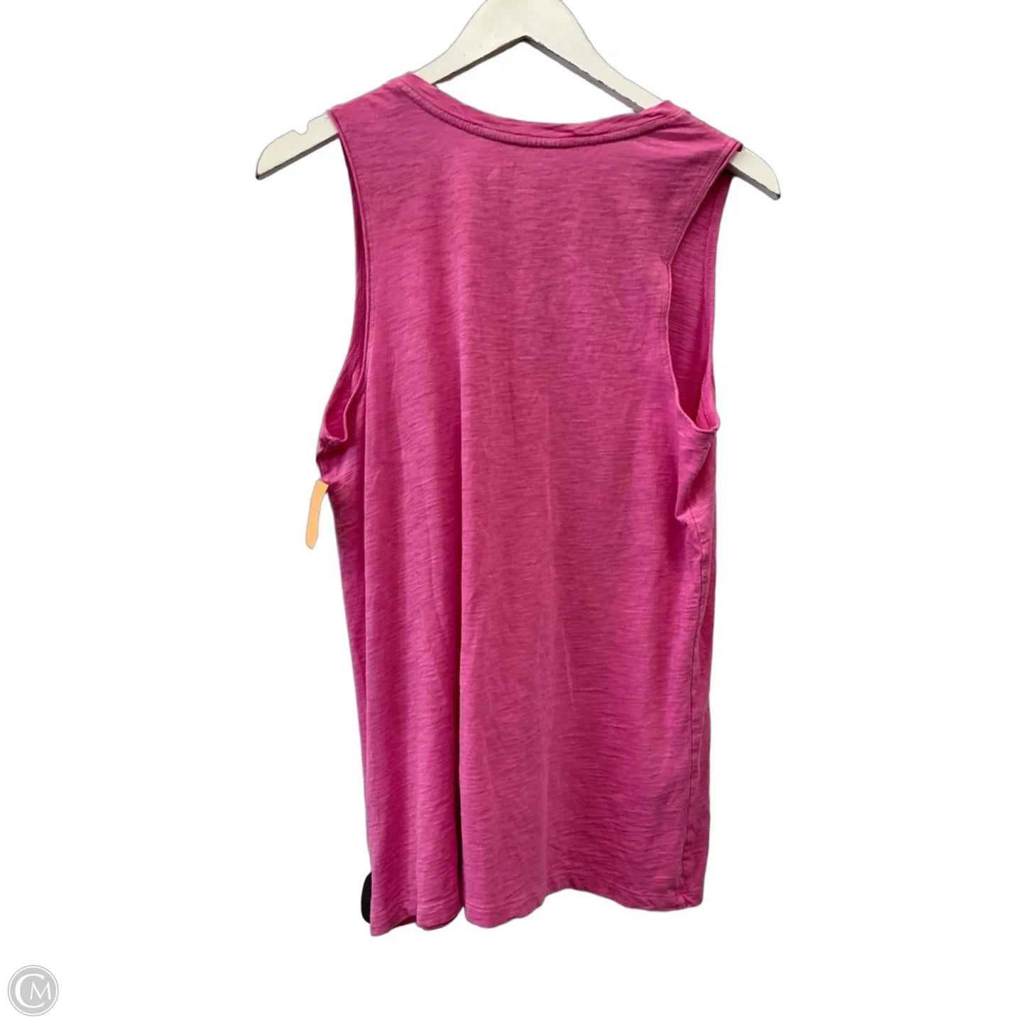 Top Sleeveless By Time And Tru In Pink, Size: M