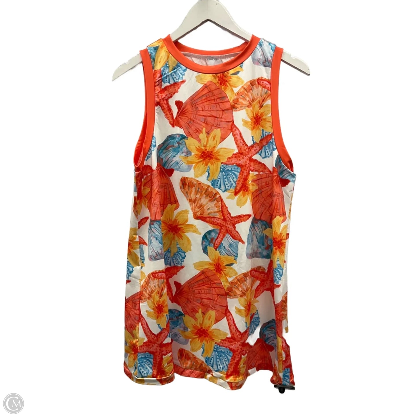 Dress Casual Short By Shein In Orange, Size: L