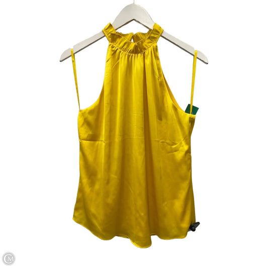 Top Sleeveless By White House Black Market In Yellow, Size: S