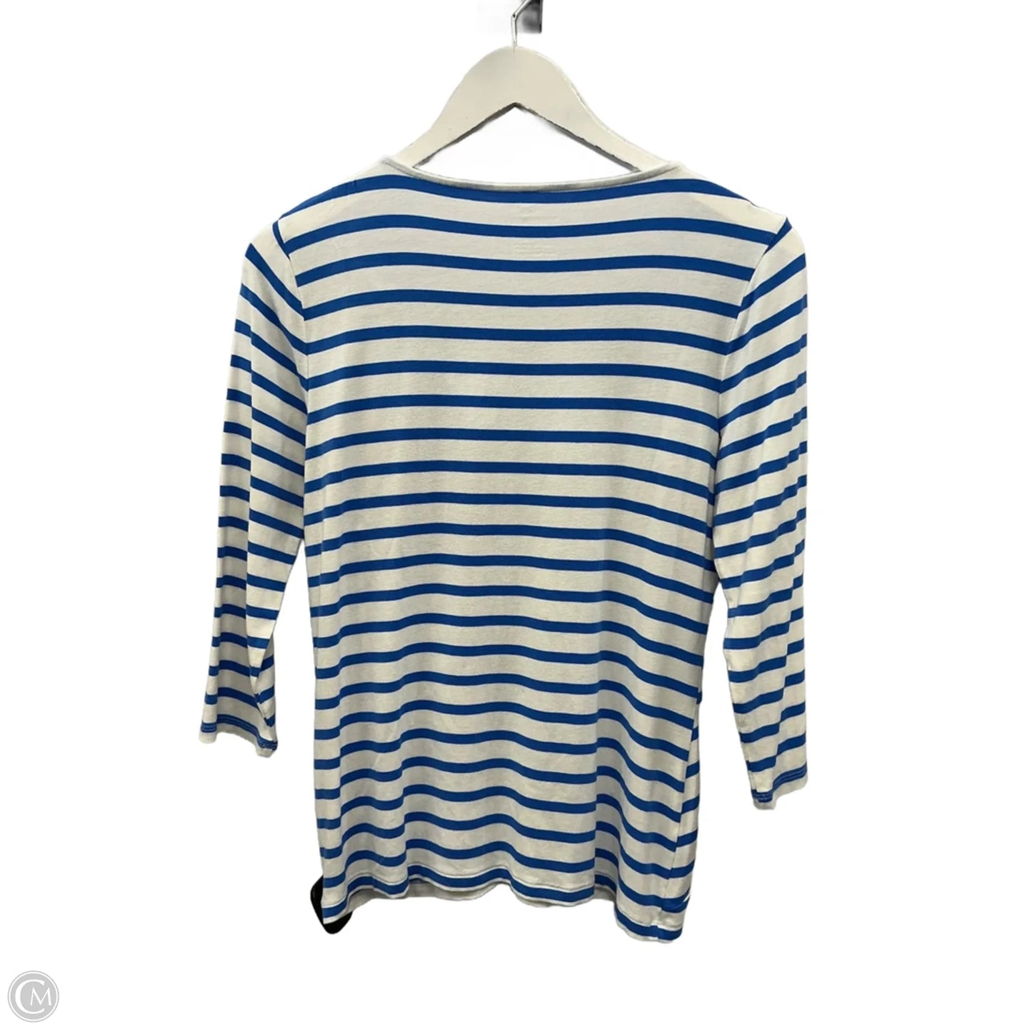 Top 3/4 Sleeve By Talbots In Blue, Size: Sp