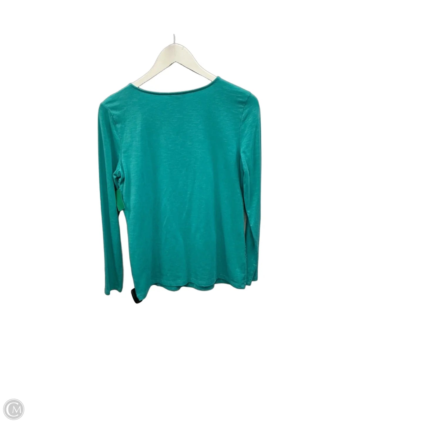 Top Long Sleeve By Talbots In Teal, Size: Sp