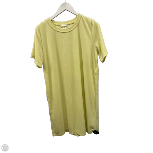 Dress Casual Short By H&m In Yellow, Size: M