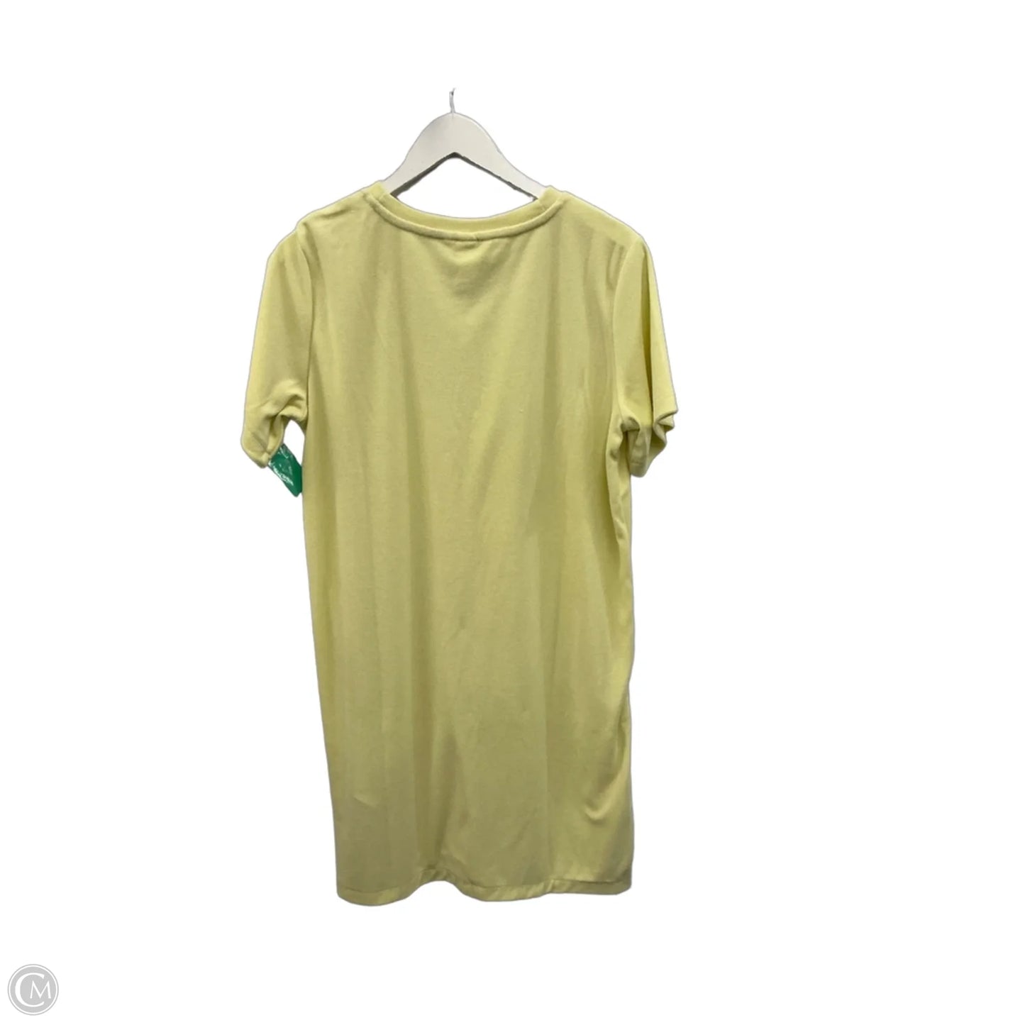 Dress Casual Short By H&m In Yellow, Size: M