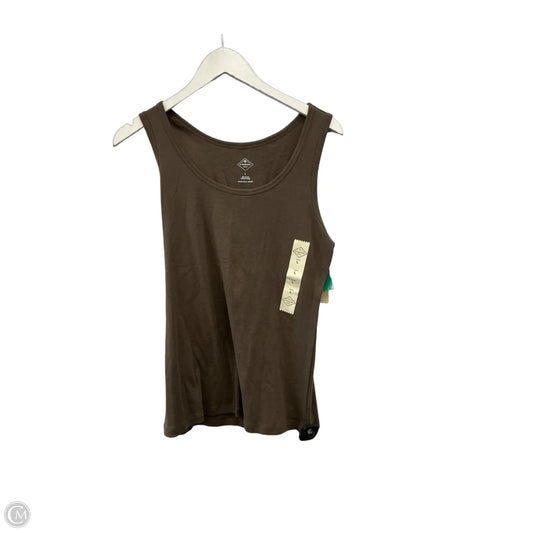 Tank Top By St Johns Bay In Brown, Size: L