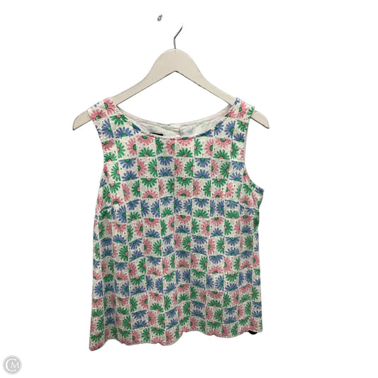 Top Sleeveless By Talbots In Multi-colored, Size: M