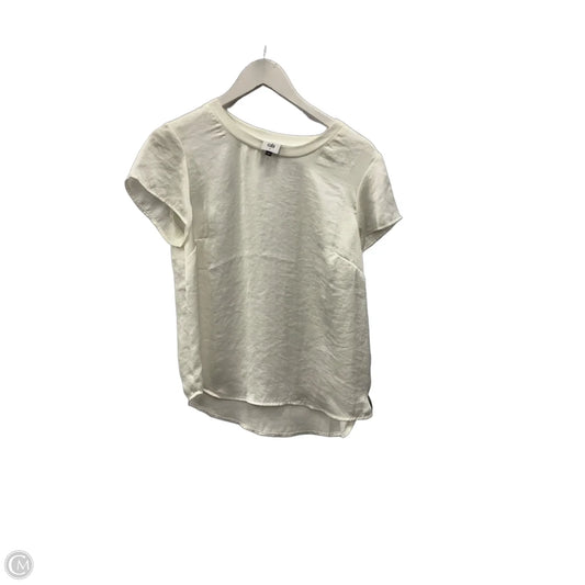 Top Short Sleeve By Cabi In White, Size: S