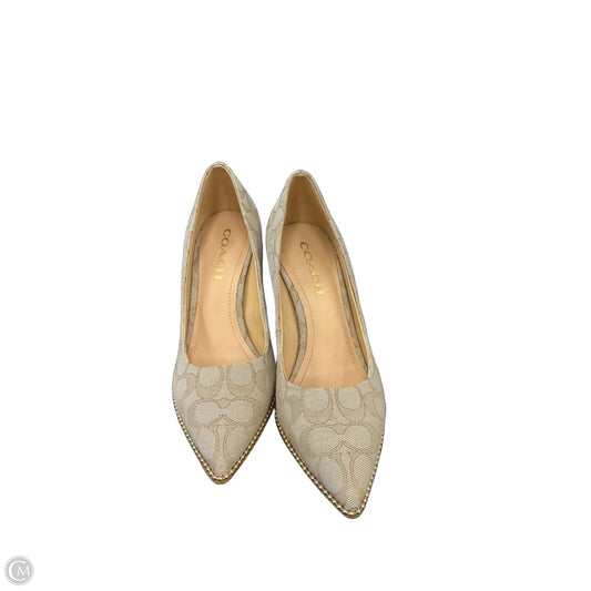 Shoes Designer By Coach In Brown, Size: 7.5