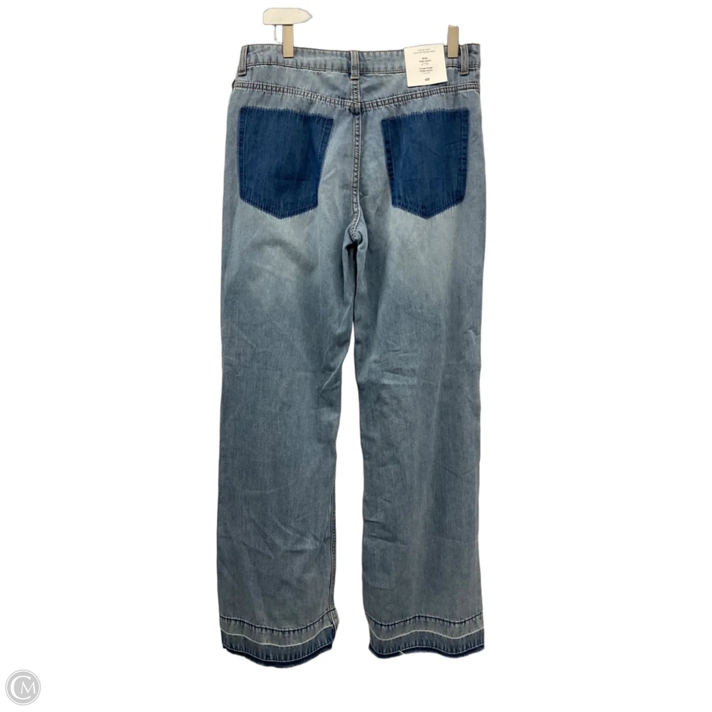 Jeans Wide Leg By Divided In Blue Denim, Size: 8