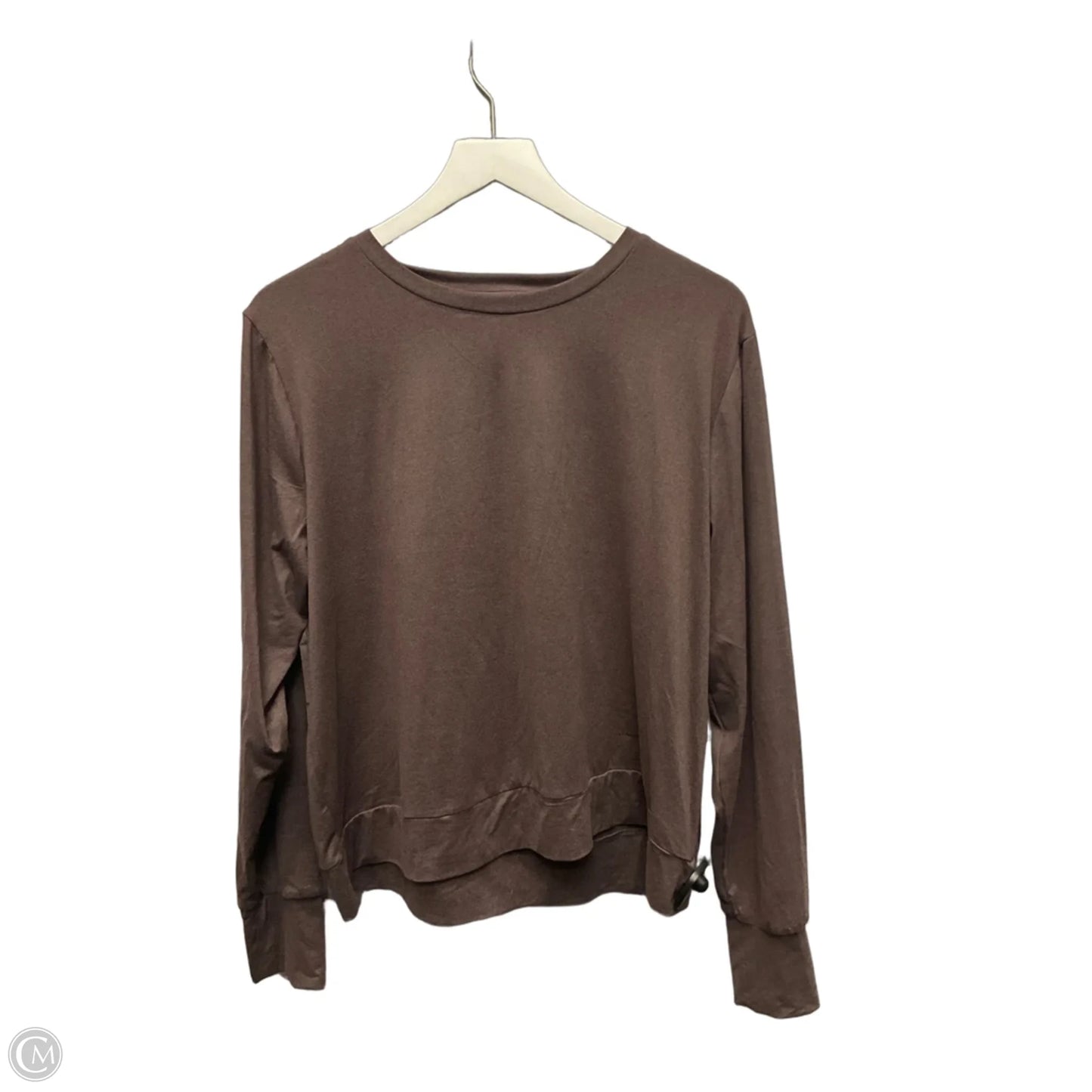 Athletic Top Long Sleeve Crewneck By Lukka In Purple, Size: Xl