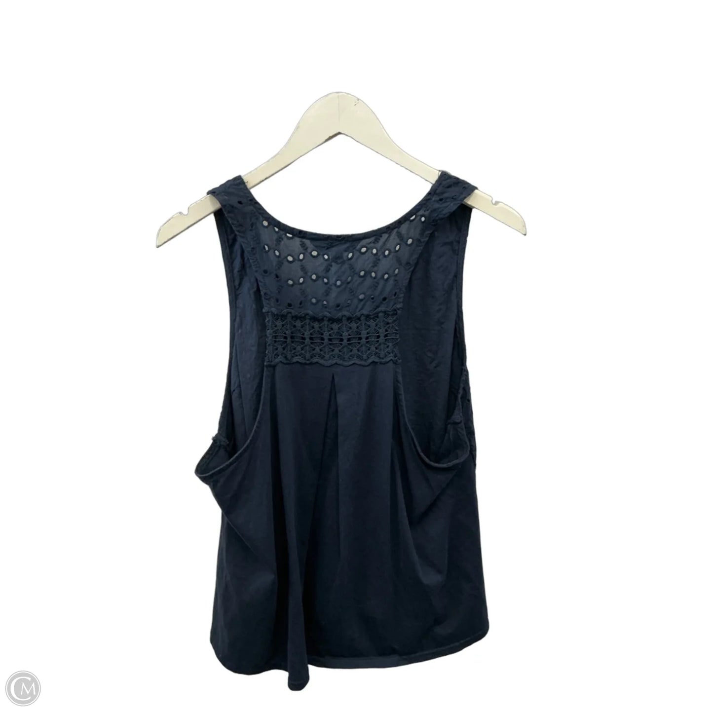 Top Sleeveless By Ophelia Roe In Navy, Size: 1x