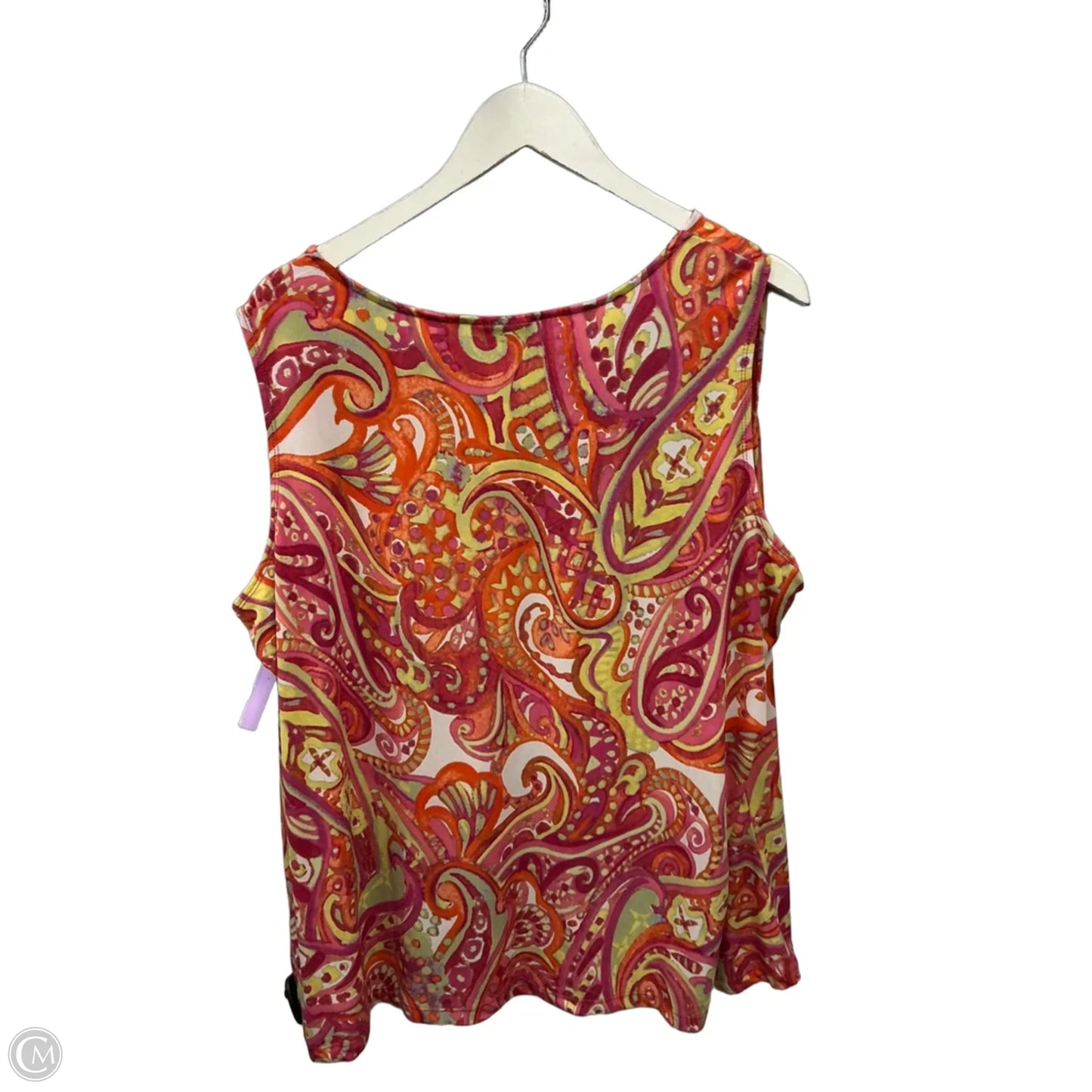 Top Sleeveless By Susan Graver In Pink, Size: 2x