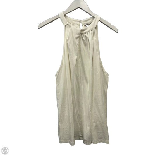 Top Sleeveless By Bloomchic In White, Size: 1x