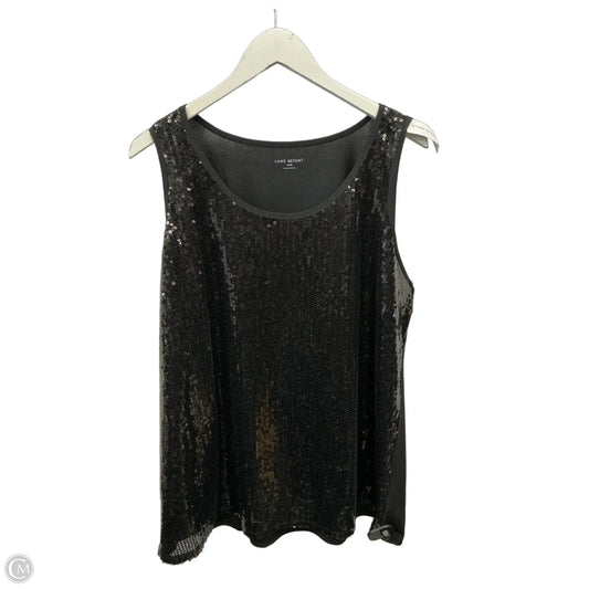 Top Sleeveless By Lane Bryant In Black, Size: 2x